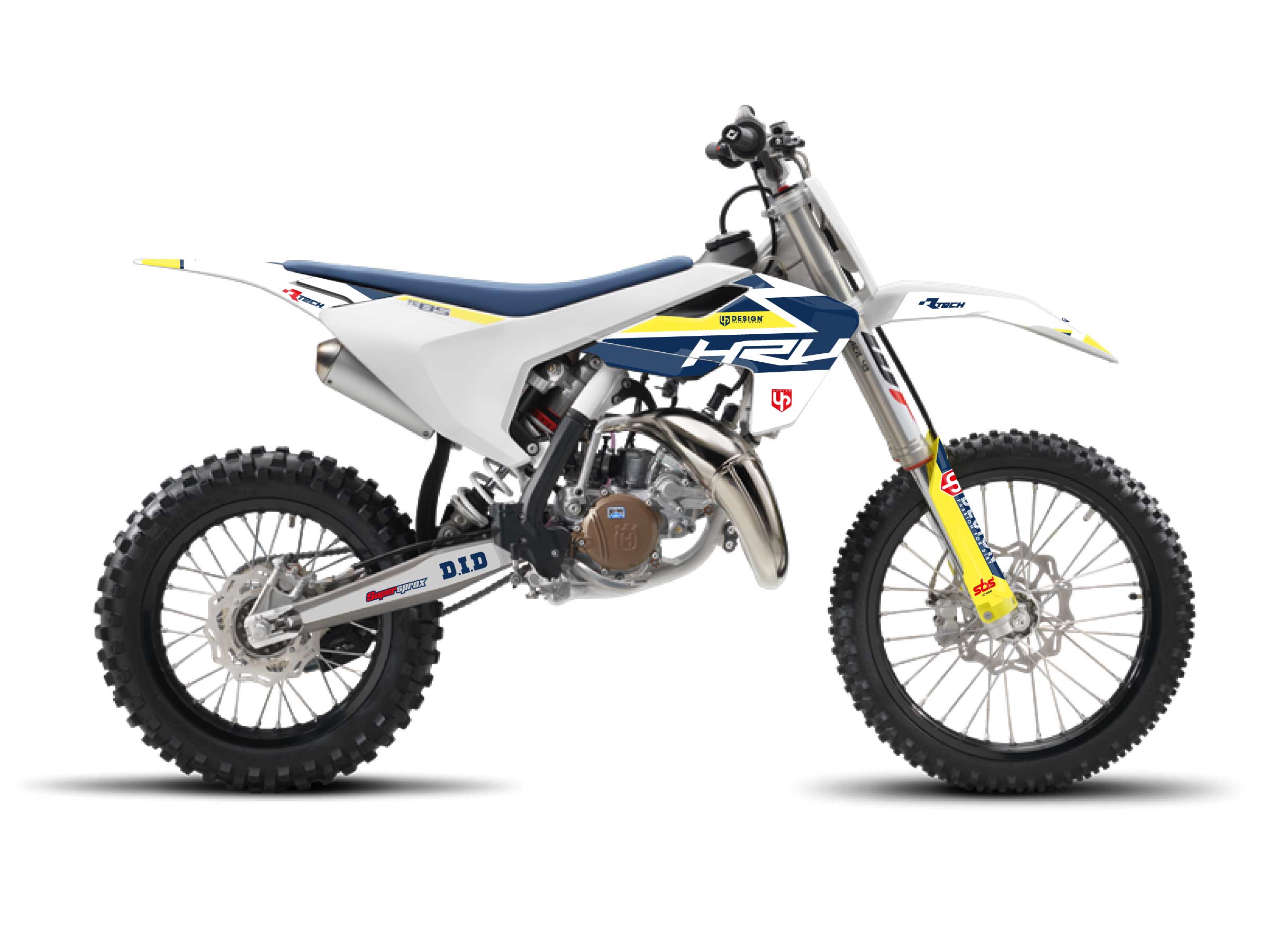 Kit Déco UP ROUND HUSQVARNA TC 85 (2014) Blanc