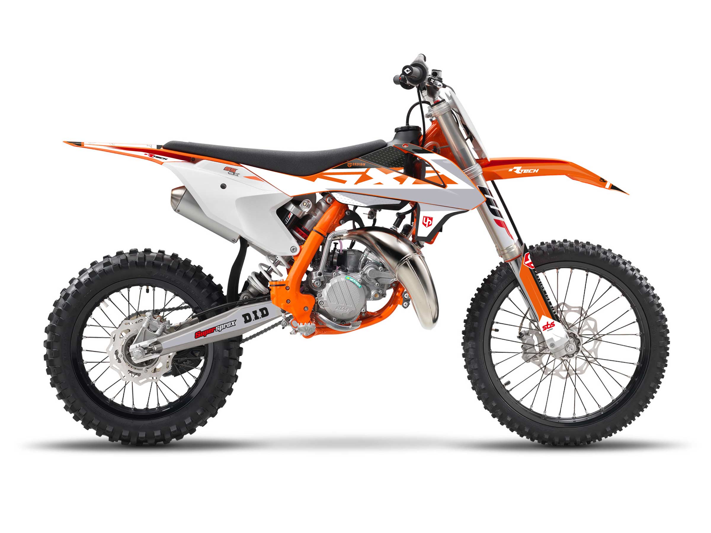 Kit Déco UP ROUND KTM SX 85 (2018-2022) Orange