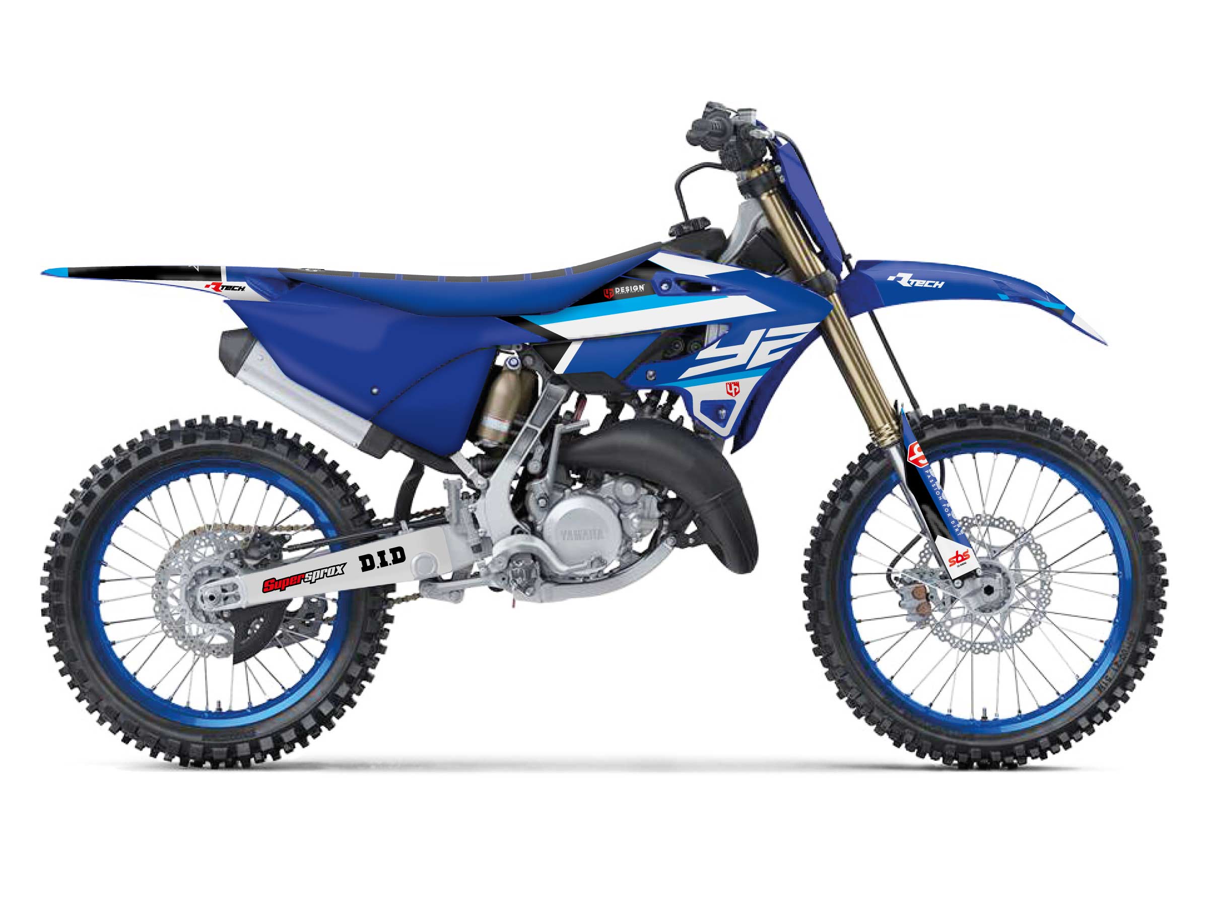 Kit Déco UP ROUND YAMAHA YZ (2022-2022) Bleu