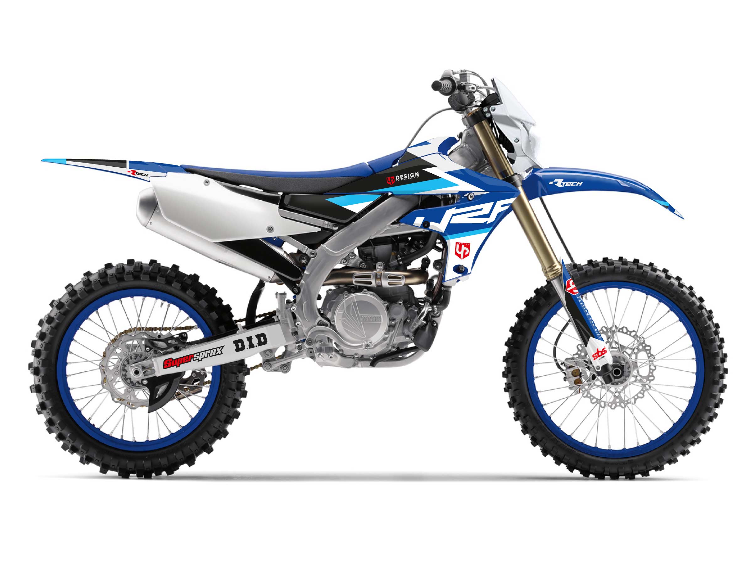 Kit Déco UP ROUND YAMAHA WR 250 F (2003-2004) Bleu