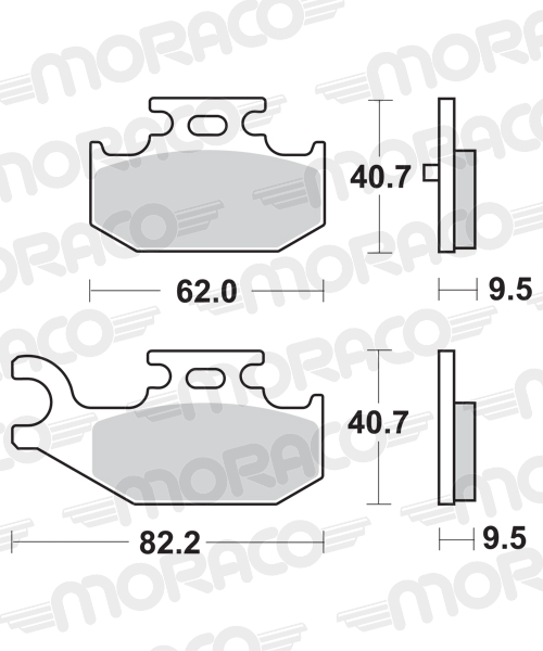 PLAQUETTES DE FREIN SBS 816SI