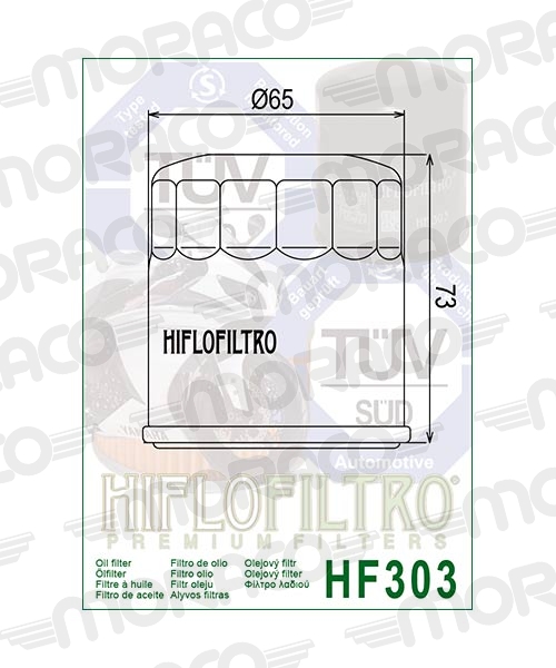 Filtre à huile Hiflofiltro