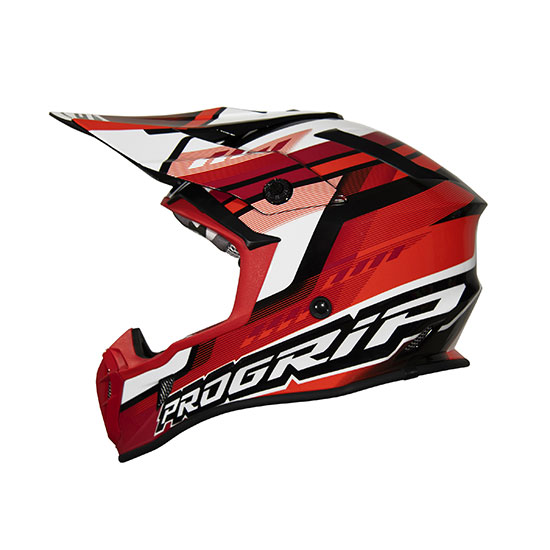 CASQUE PROGRIP 3180 TAILLE M (57-58cm) ROUGE/BLANC