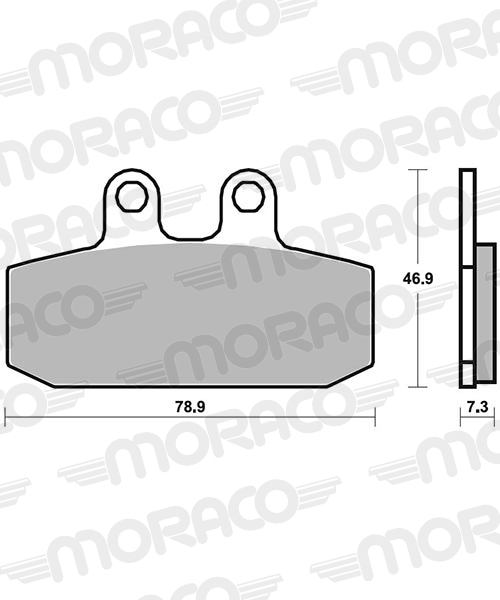 PLAQUETTES DE FREIN SBS 588RQ