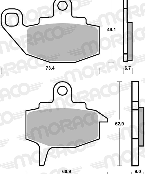 PLAQUETTES DE FREIN SBS 602RQ