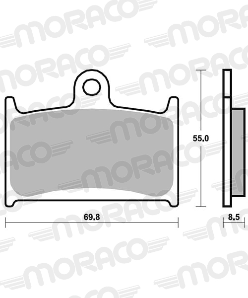 PLAQUETTES DE FREIN SBS 624RQ
