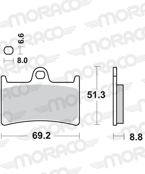 PLAQUETTES DE FREIN SBS 634RQ