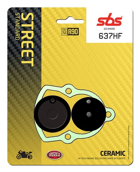 PLAQUETTES DE FREIN SBS 637HF