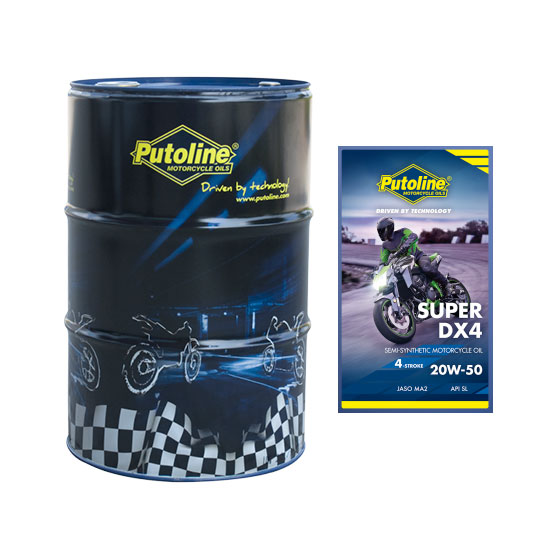 *60L Fût H. moteur 4T 20W-50 Semi Synthétique Super DX4 