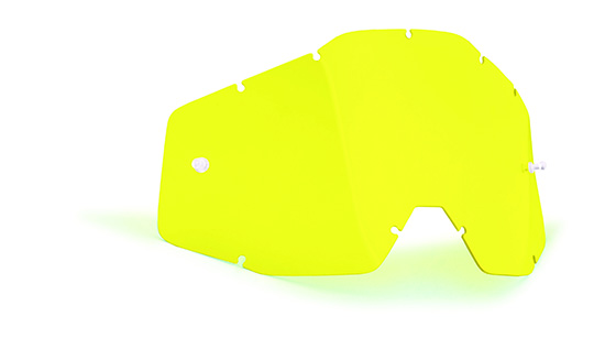 FMF POWERBOMB/POWERCORE écran de remplacement anti-buée jaune