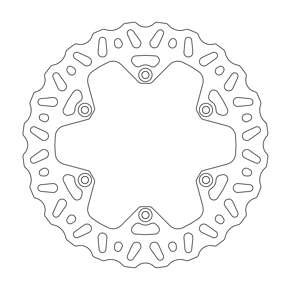 Disque arrière Offroad MM Nitro KTM, HVA