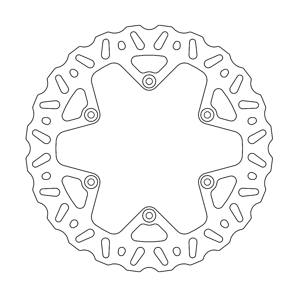 Disque arrière Offroad MM Nitro Yamaha YZ450F 2018->