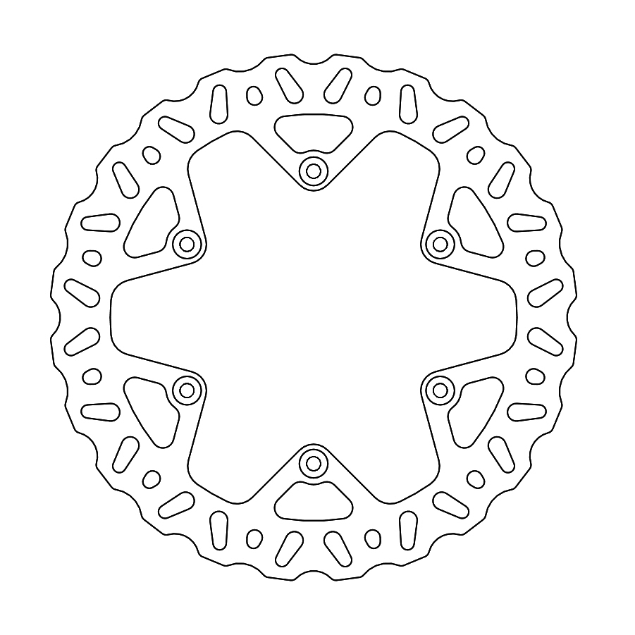 Disque arrière Offroad MM Nitro Yamaha YZ450F 2020->