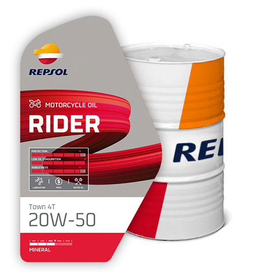 *208 L RIDER TOWN 4T 20W-50 