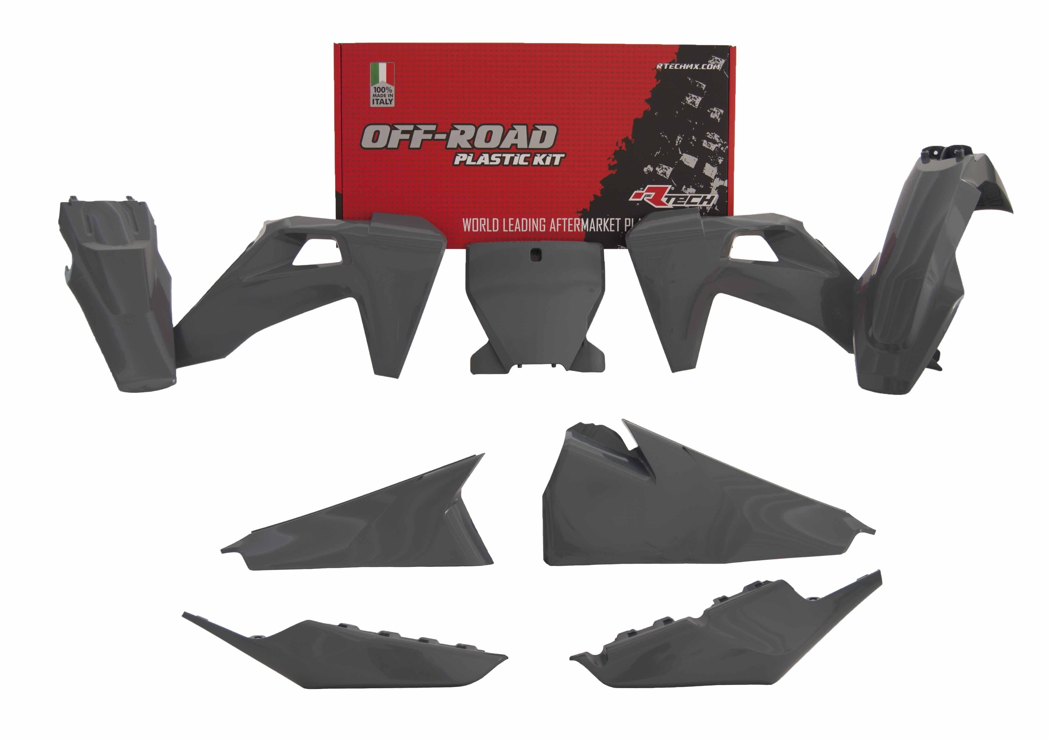 Kit plastique 6 p Gas Gas Gris Quantum