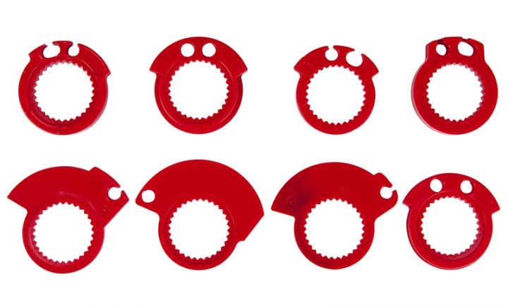 Poignées R20 Lock-on Wave  Gris