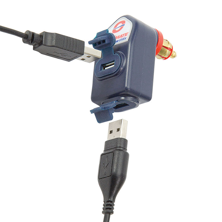 **O-105 Chargeur USB 2 sorties  T105 TECMATE (3300mA)
