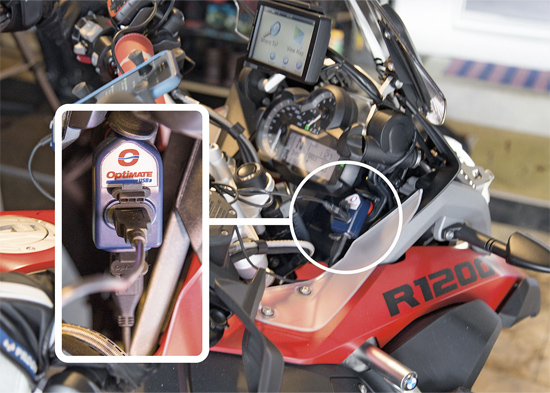 O-105 Chargeur USB 2 sorties  T105 TECMATE (3300mA